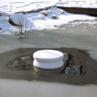 Dispoztiv anti inghet pentru iazuri din gradina