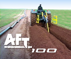 Masina de sapat santuri de la AFT Trenchers Ltd te scapa de apa nedorita de pe camp