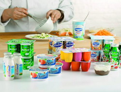 Danone Romania retrage din comert 75 000 de kilograme de produse lactate