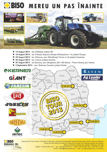 BISO tour 2013 poster