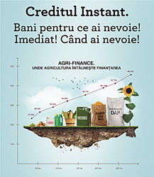 Creditul Instant – cea mai rapida solutie de finantare din Romania adresata fermierilor