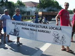 Agricultorii din Nadlac vor neaparat pasaj agricol