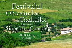 A doua editie a Festivalului Obiceiurilor si Traditiilor din comuna Sinpetru de Campie
