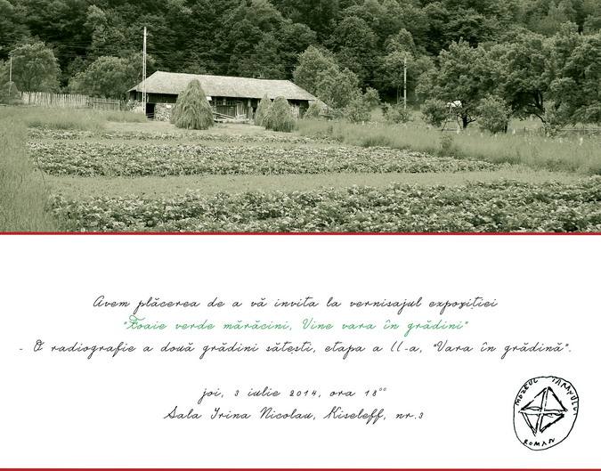 Expozitia Gradini satesti invitatie
