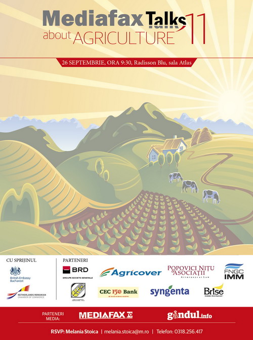 Mediafax Talks about Agriculture - Septembrie poster