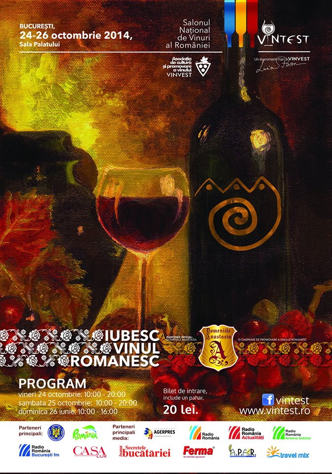 Salonul National de Vinuri al Romaniei 2014-afis