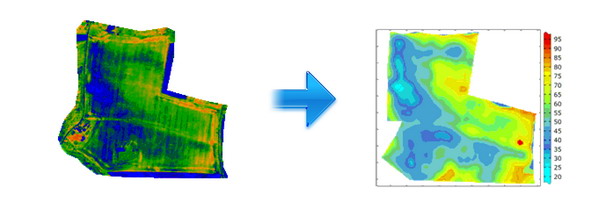 Drone agricultura - harta agronomica