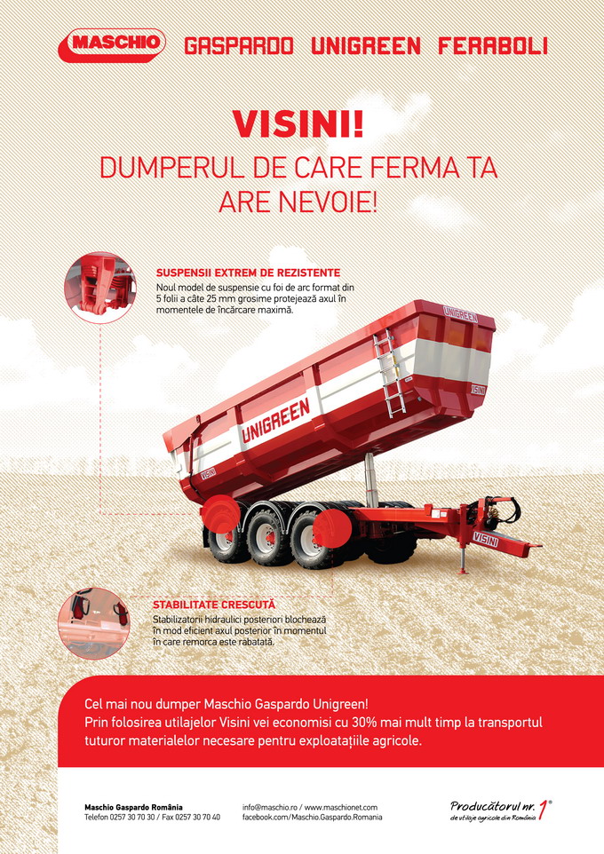 Remorca VISINI Maschio Gaspardo