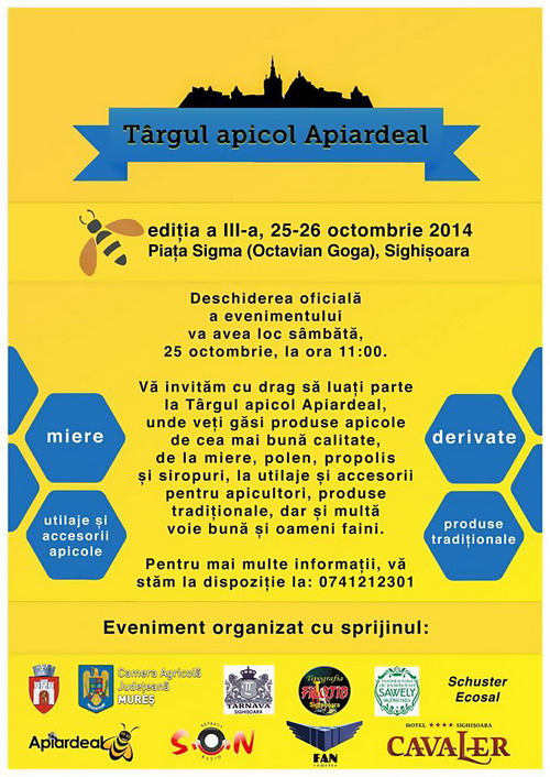 Targul apicol Apiardeal Sighisoara 2014