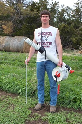 Gard electric cu montare rapida pentru pasuni