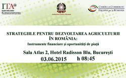 Strategiile pentru Dezvoltarea Agriculturii in Romania: Instrumente financiare si oportunitati de piata