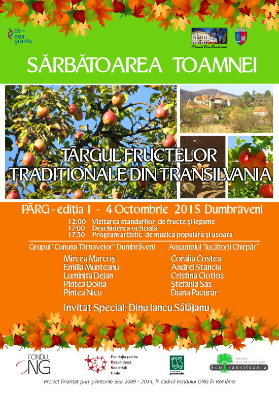Targul PARG - Sarbatoarea Fructelor Traditionale Dumbraveni 2015