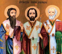 Sfintii parinti Vasile, Grigore si Ioan