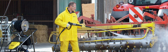 Aparate de spalat Karcher in agronomie si viticultura