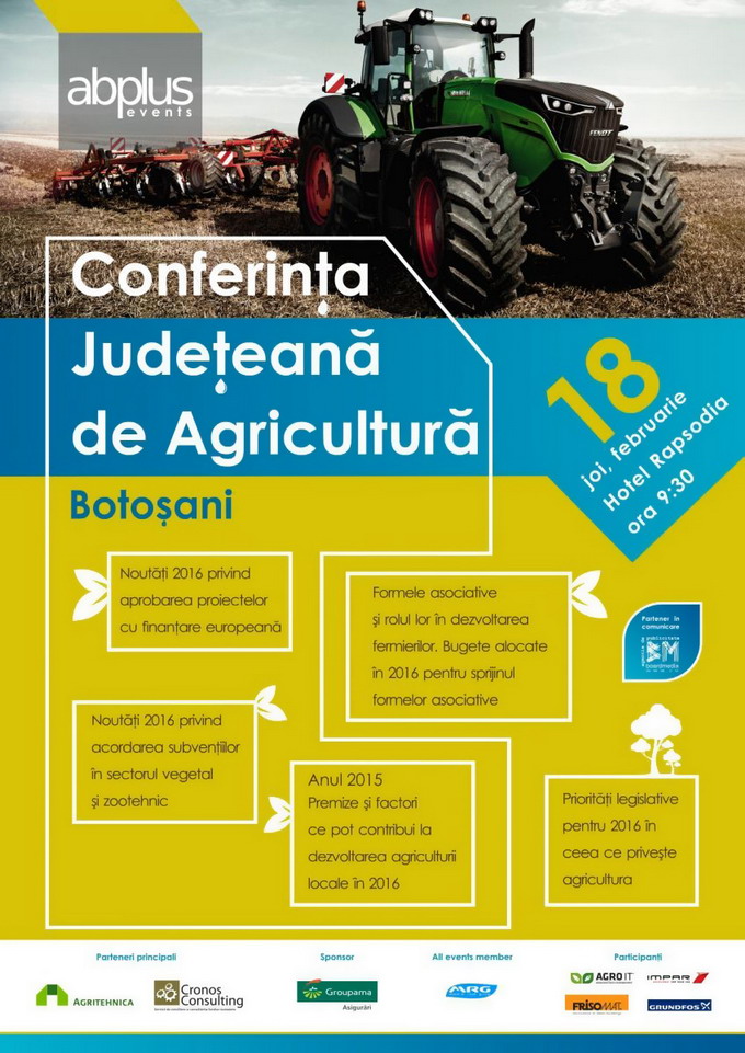 Conferinta Judeteana de Agricultura Botosani