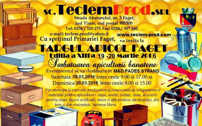 Targul apicol de la Faget martie 2016