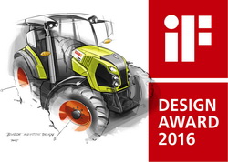 Tractorul CLAAS ARION 400 cu cabina panoramica primeste premiul international pentru design