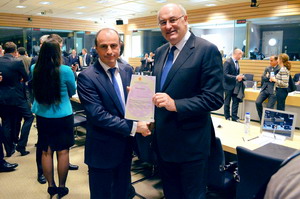 Telemea de Ibanesti DOP - ministrul Irimescu si comisarul Phil Hogan