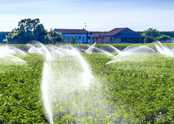 A inceput Campania de irigatii in judetul Ialomita