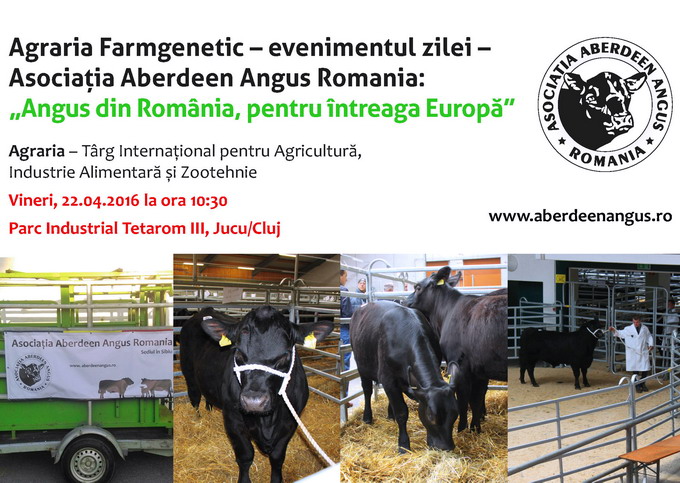 Cresterea bovinelor de carne Angus - Targul Agraria 2016