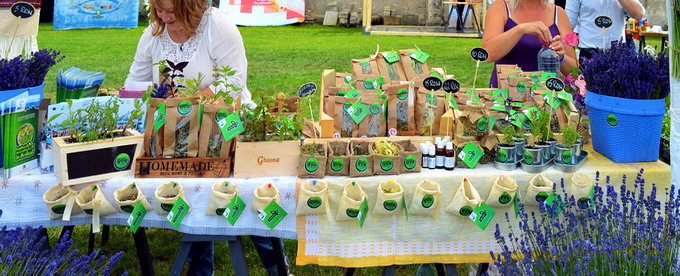 Participare la targ - Gradina de plante medicinale in Ardeal