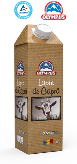 Lapte de capra de la ferme romanesti - ambalaj de carton Tetra Gemina Aseptic