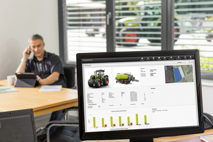 Tractor CLAAS ARION 400 - TELEMATICS