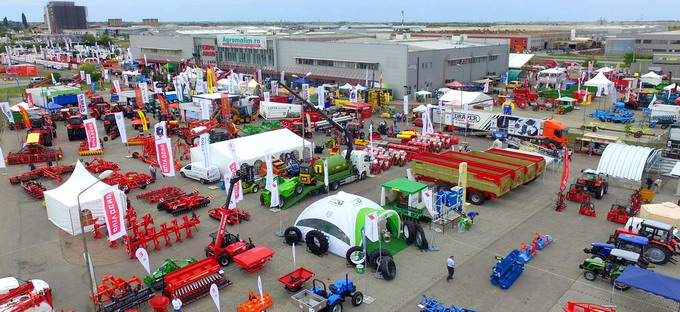 Agromalim 2017 - vedere aeriana a spatiului expozitional