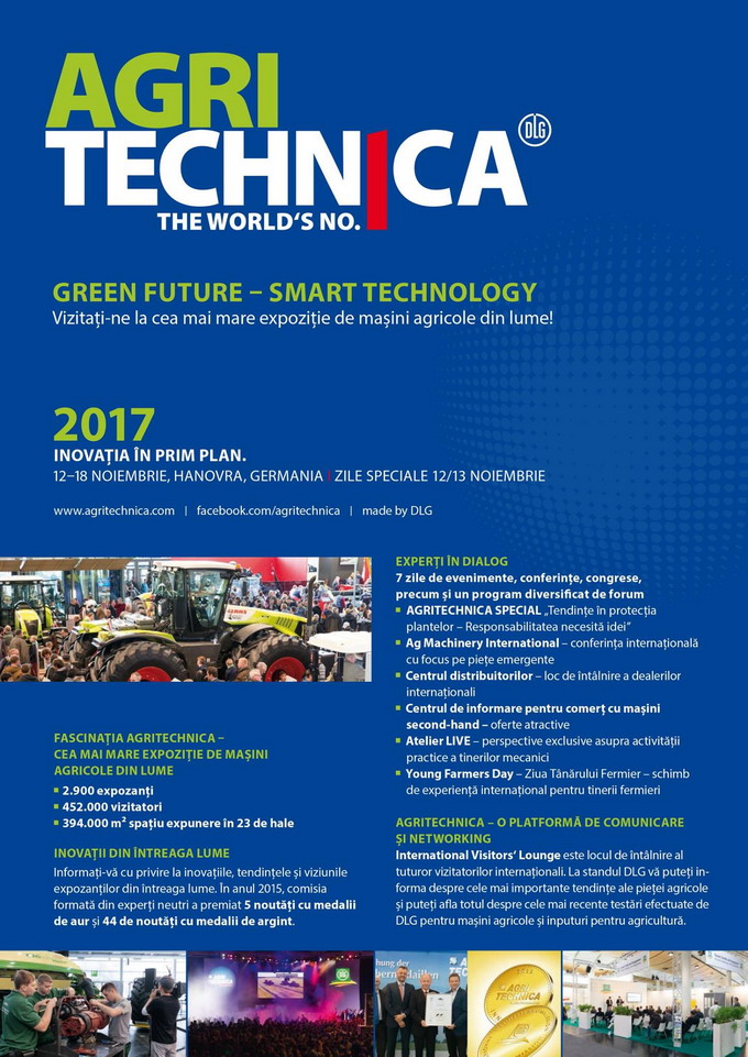 AGRITEHNICA 2017 - program 1