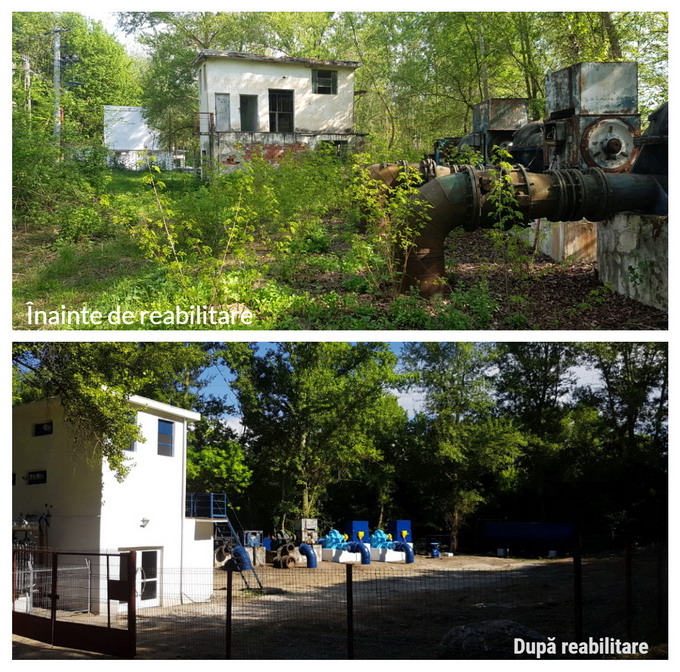 Pompe industriale Mecanex - Stanca - inainte si dupa