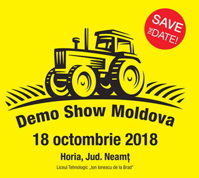 Demonstratie de recoltat porumb cu 7 combine de ultima generatie, in premiera la Demo Show Moldova 2018