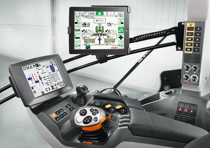 Utilajele CLAAS - Aplicatia EASY on-board I-pad