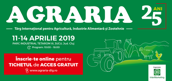 AGRARIA 2019 - Inscrie-te online