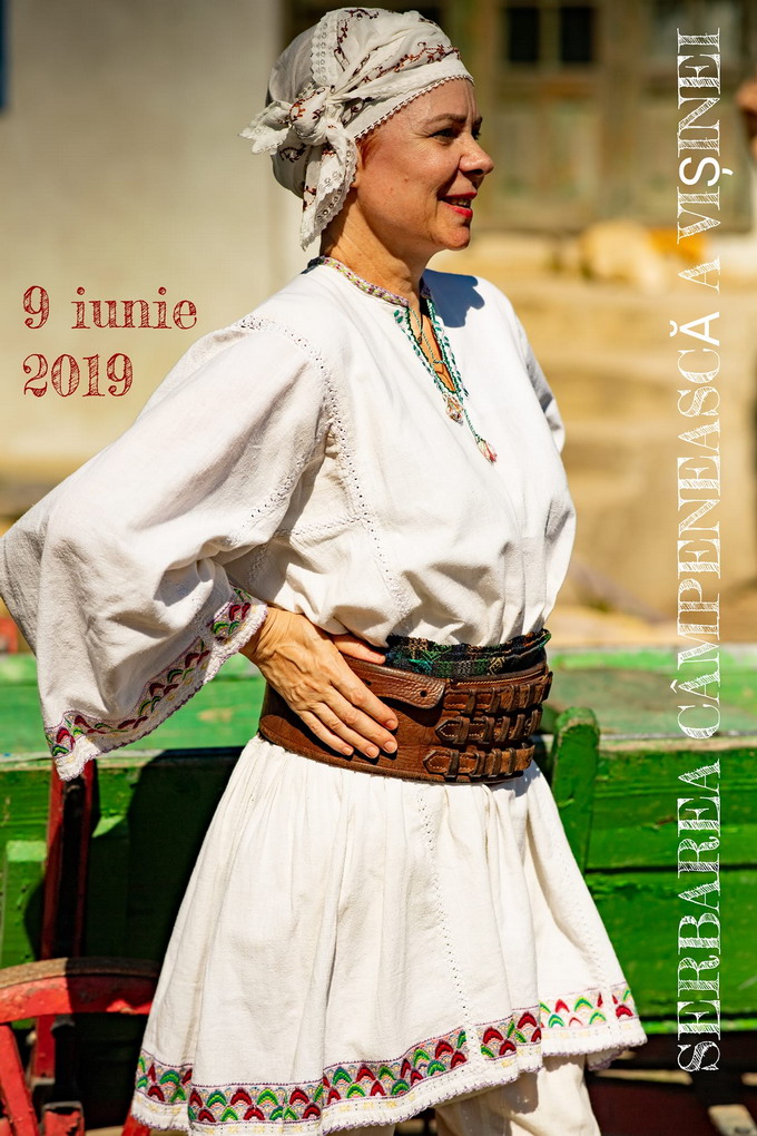 Serbare campeneasca si slow food la Visina - afis 2019