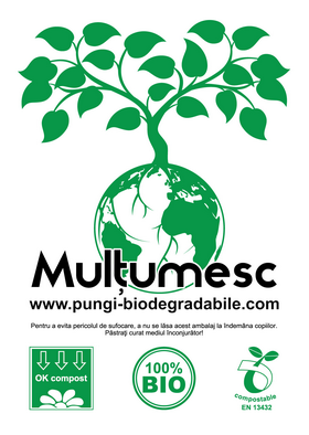 Stop plastic - alege pungi biodegradabile