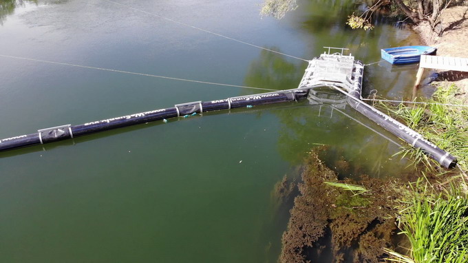 Primul sistem de curatare automata a raurilor DRAVIR