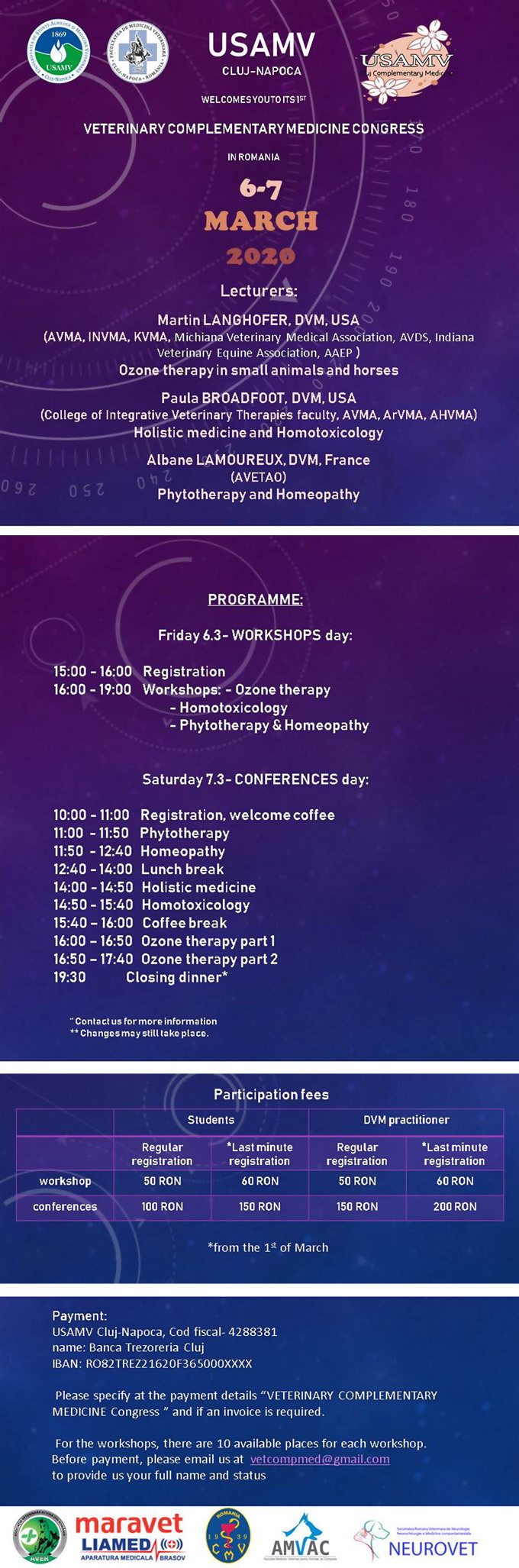 Prima editie a Congresului International de Medicina Complementara - Program 2020