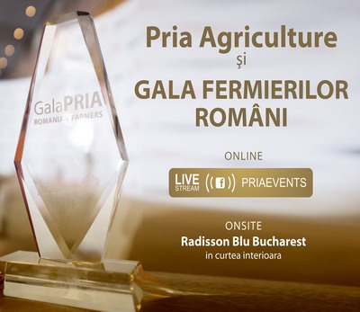 Fermierii romani vor fi premiati in cadrul Pria Agriculture&Gala Fermierilor Romani in 8 septembrie 2020