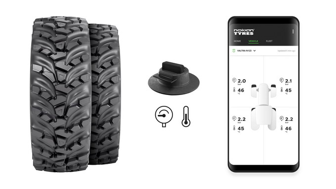 Anvelopele agricole inteligente NOKIAN TYRES INTUITU - aplicatie mobil