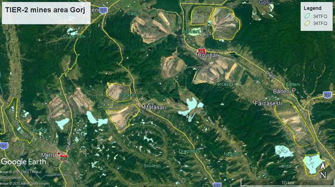 Proiectul BIOPLAT-EU - harta