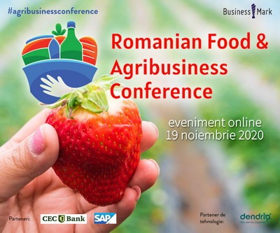 Joi, 19 noiembrie 2020, te asteptam la cea de-a VIII-a editie a „Romanian Food & Agribusiness Conference”, eveniment online