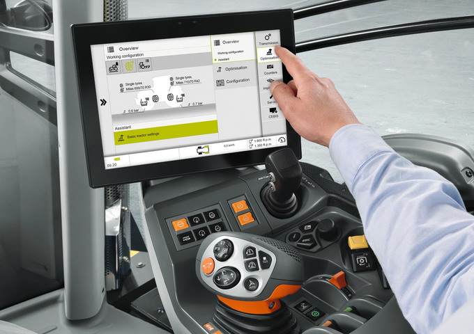 CLAAS AXION 960 CEMOS - detaliu cabina