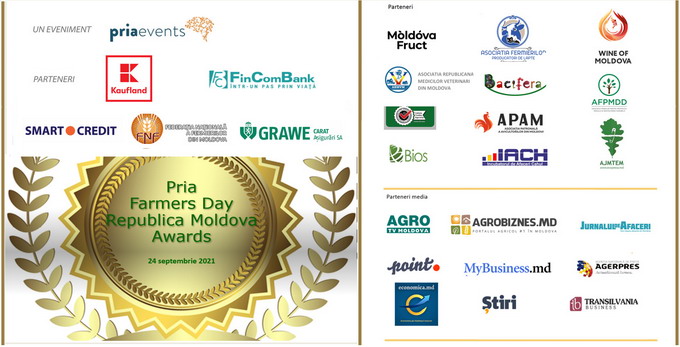 Gala Pria 2021 destinata fermierilor moldoveni