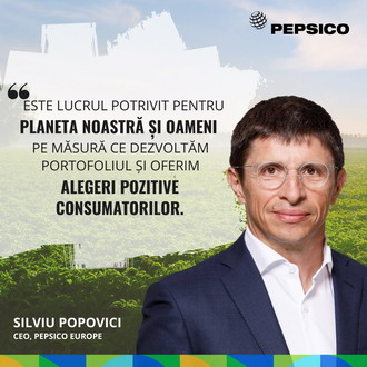 PepsiCo anunta PepsiCo Pozitiv - Silviu Popovici - CEO PepsiCo Europe