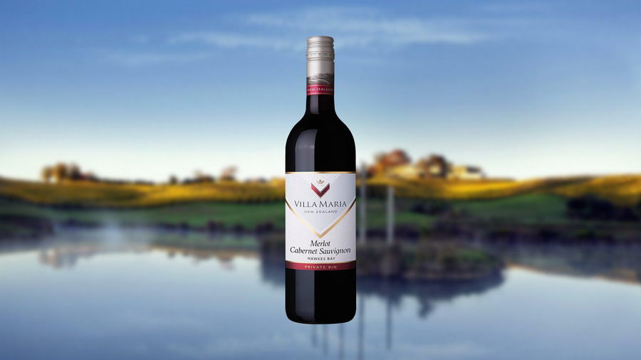 Private Bin Merlot Cabernet Sauvignon de la Villa Maria Hawkes Bay Noua Zeelanda