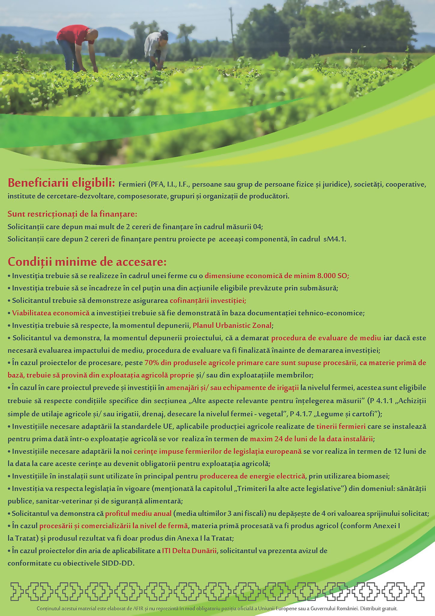 Submasura 4-1 - Investitii in exploatatii agricole slide 2