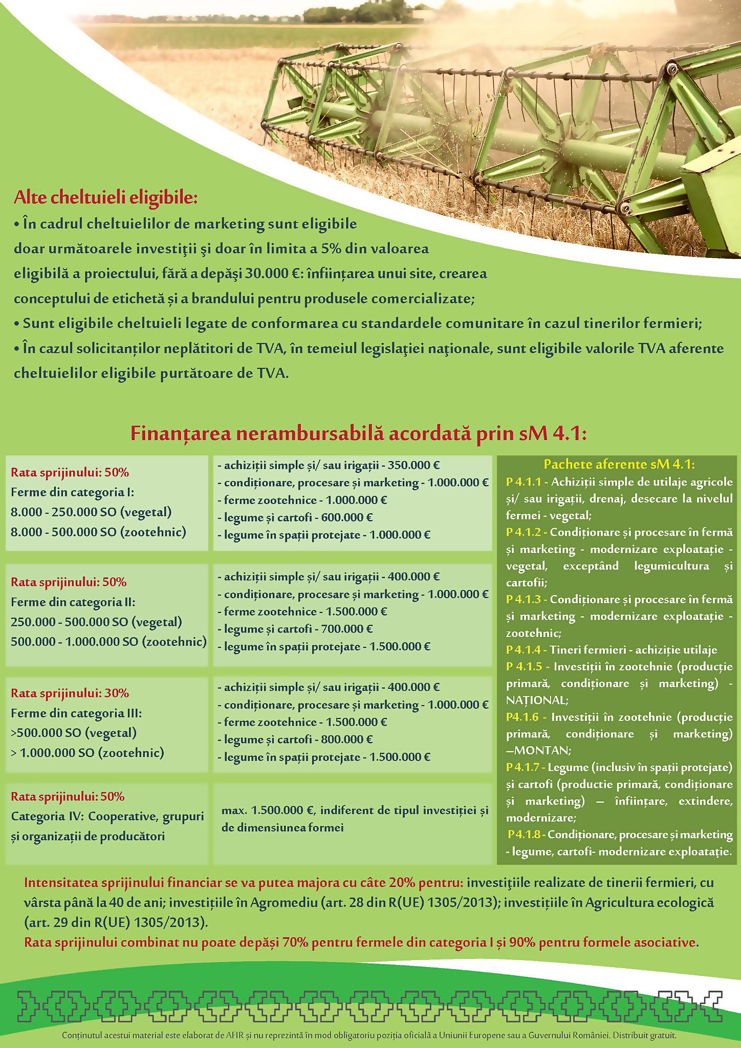 Submasura 4-1 - Investitii in exploatatii agricole slide 4