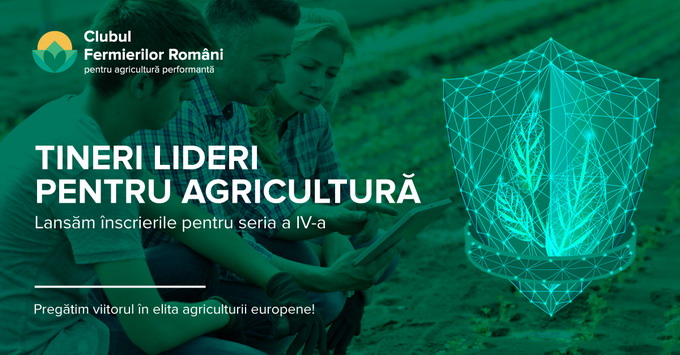 CFRO lansare inscrieri program Tineri Lideri pentru Agricultura seria IV