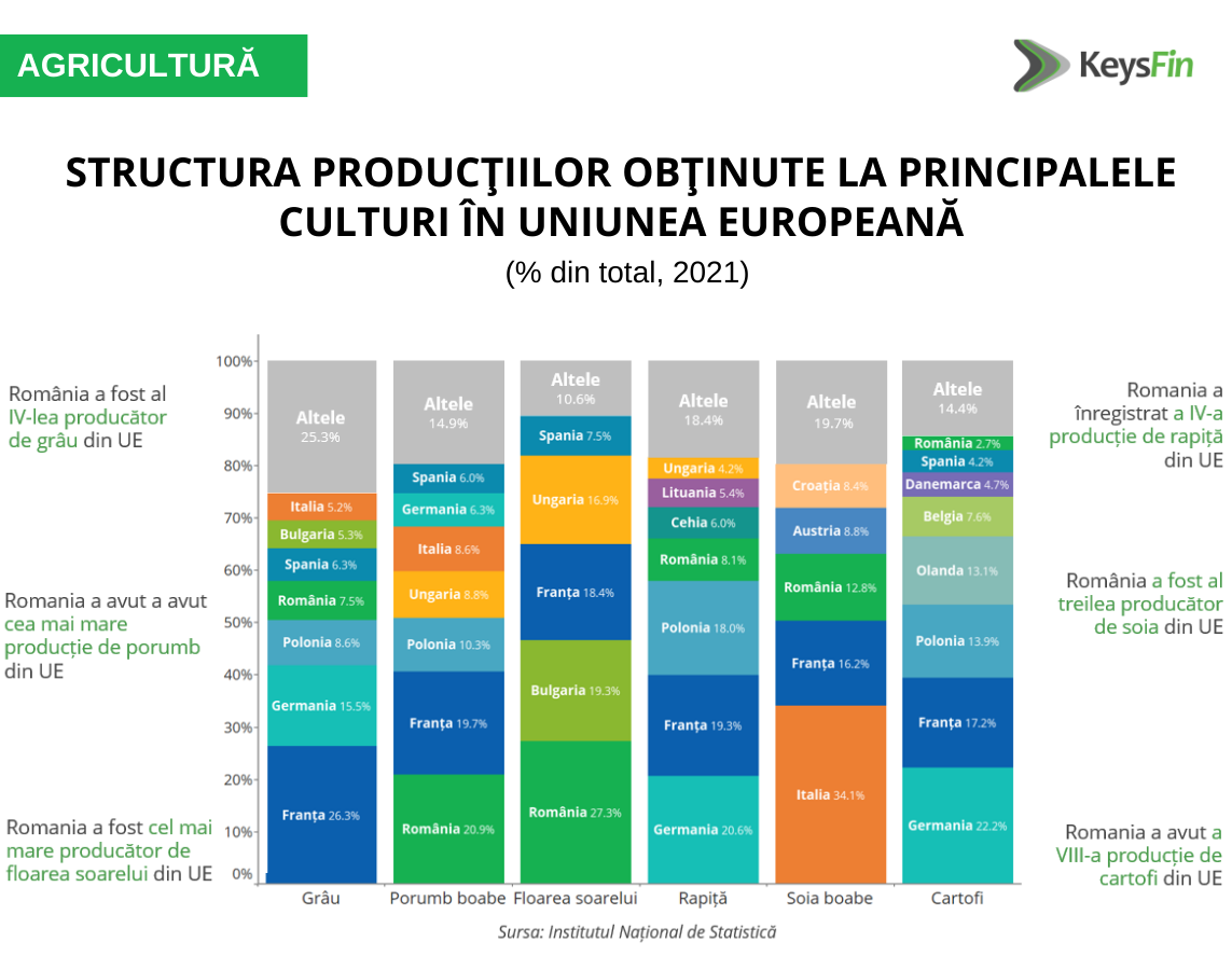 Infografic KeysFin structura productiilr agricole UE 2021