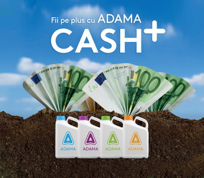 ADAMA CASH+ programul de returnare a investitiilor pe care fermierii le fac in produsele din portofoliul companiei